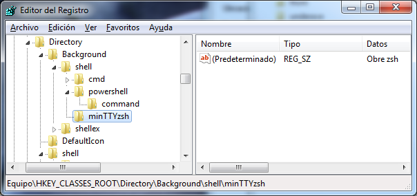 minTTYzsh key
